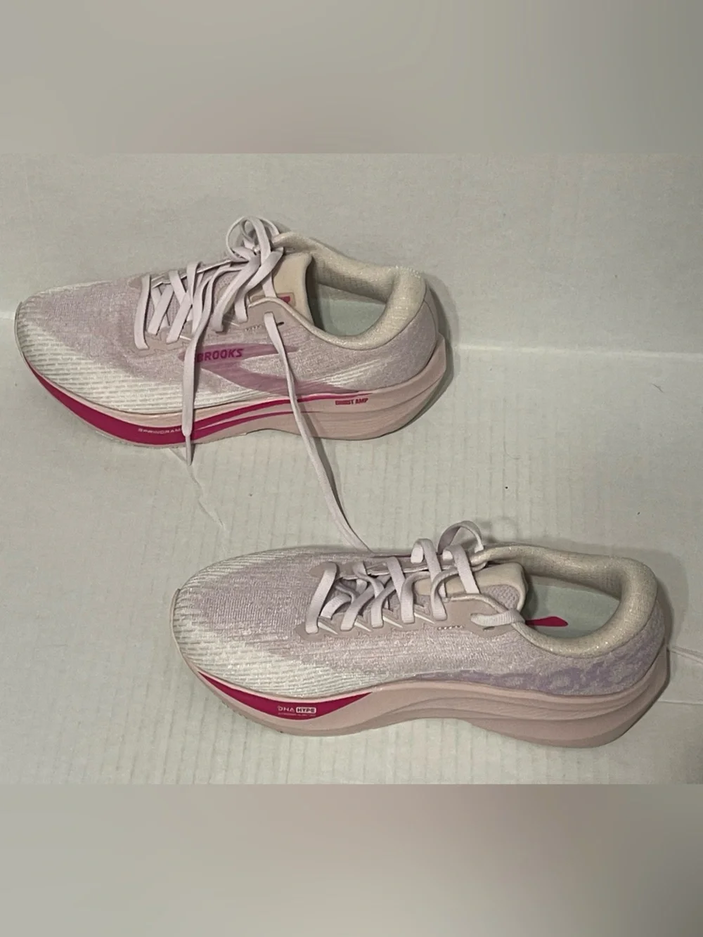 Brooks Ghost Amp - Women’s 7 - Pink/Pink/Fuchsia - 6.4 miles